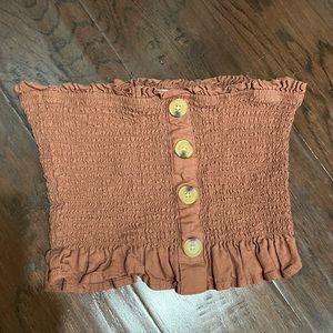 Brown Tube Top (worn once)